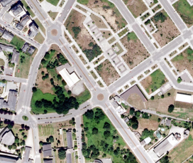 Desarrollo en el sur de Lugo. Ortofotografía del PNOA 2017